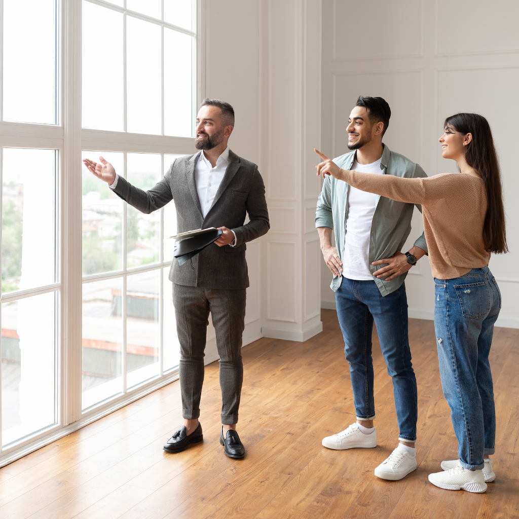 three people one girl and two men